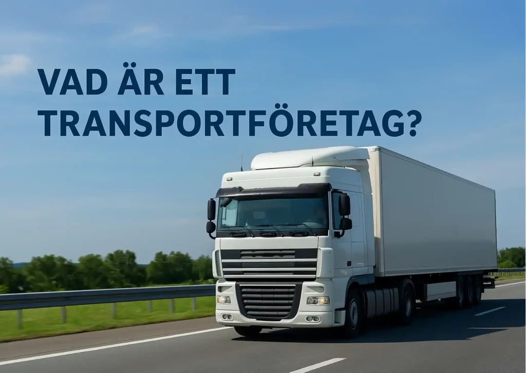 Vad är ett transportföretag?