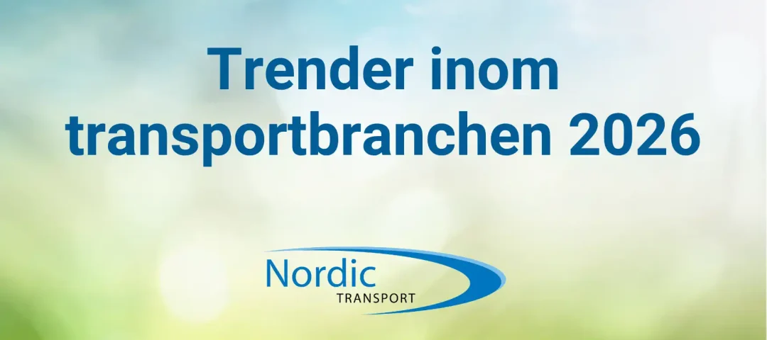 Trender inom transportbranchen 2026